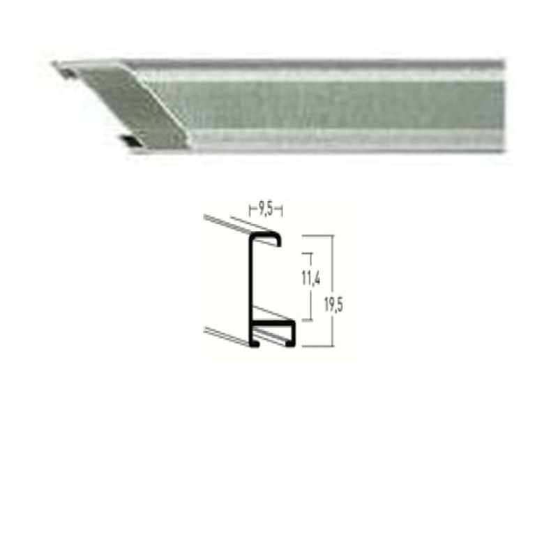 Listwa 269 218 srebrny szczotkowany cena za mb