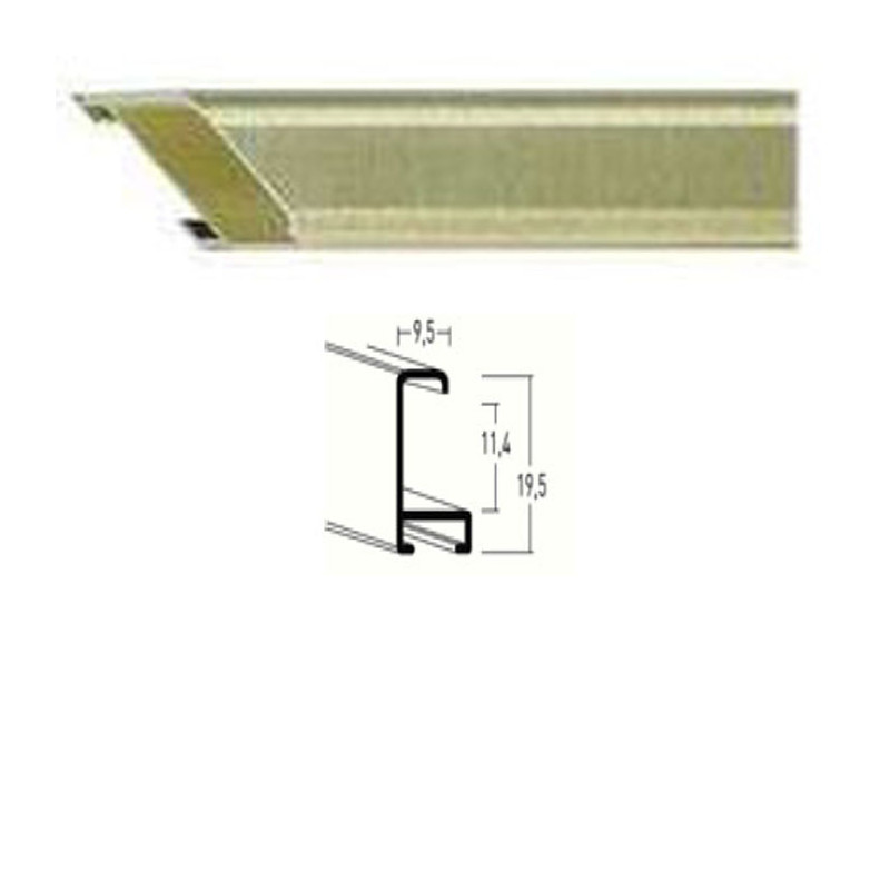 Listwa 269 219 jasne złoto szczotkowane cena za mb