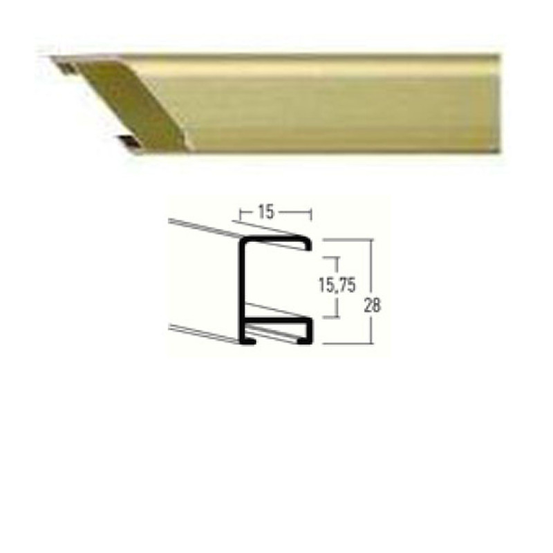 Listwa 270 002 złoty mat cena za mb