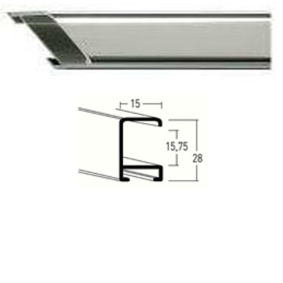 Listwa 270 003 srebrny połysk cena za mb