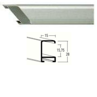 Listwa 270 004 srebrny mat cena za mb