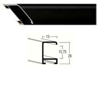 Listwa 270 021 czarny mat cena za mb