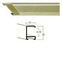 Listwa 270 219 jasne złoto szczotkowane cena za mb