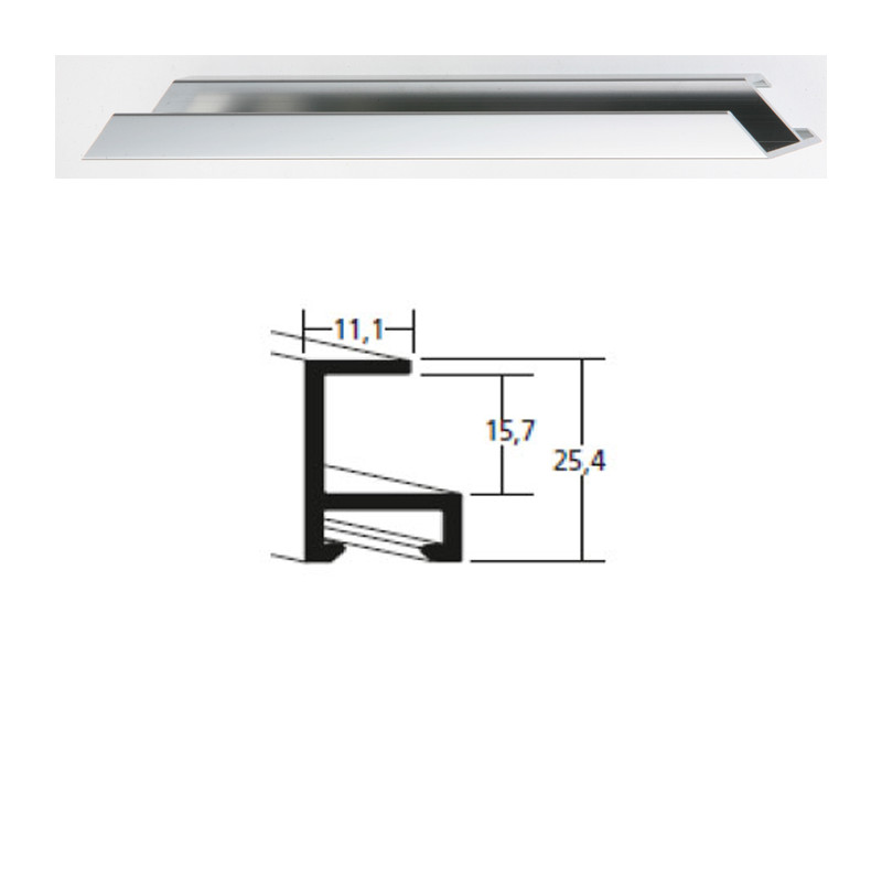 Listwa 50 003 srebrny połysk cena za mb