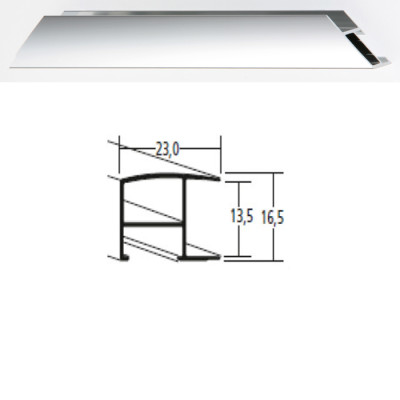 Listwa 62 003 srebrny połysk cena za mb