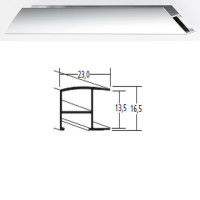 Listwa 62 003 srebrny połysk cena za mb