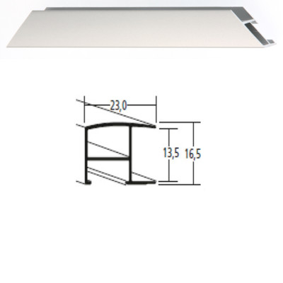Listwa 62 004 srebrny mat cena za mb