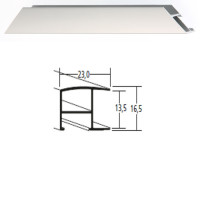 Listwa 62 004 srebrny mat cena za mb