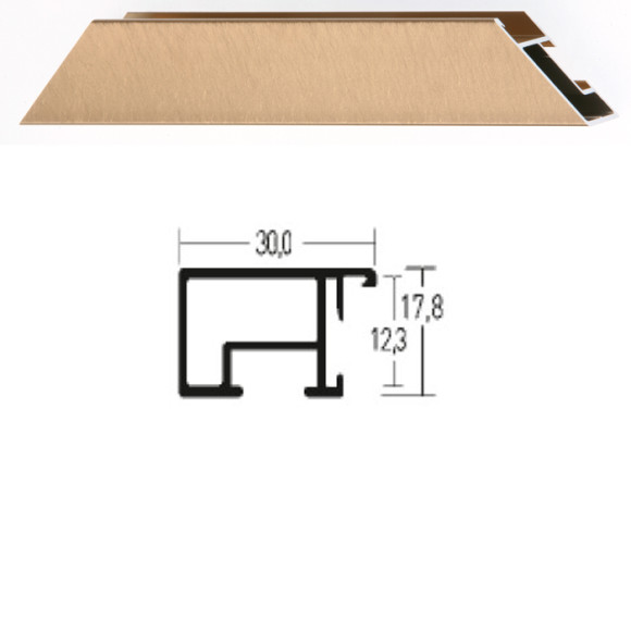 Listwa 69 259 mosiądz cena za mb