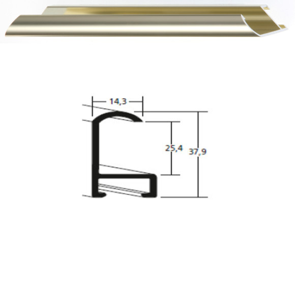 Listwa 71 000 jasne złoto cena za mb