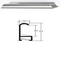 Listwa 71 003 srebrny połysk cena za mb