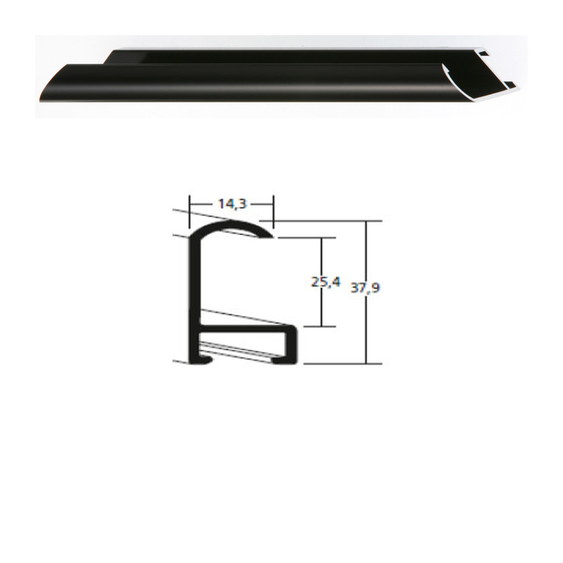 Listwa 71 016 czarny połysk cena za mb