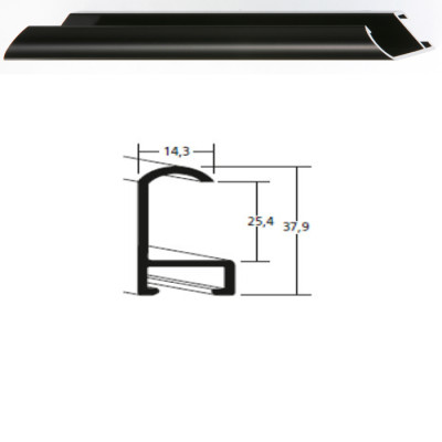 Listwa 71 016 czarny połysk cena za mb