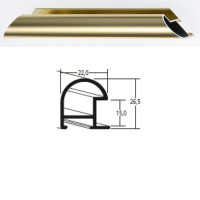 Listwa 75 001 złoty połysk cena za mb