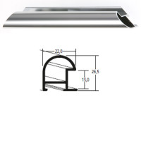 Listwa 75 003 srebrny połysk cena za mb